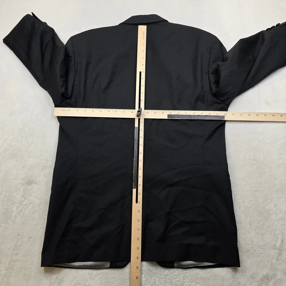 Calvin Klein Tuxedo Jacket Mens‎ 42S Black Shawl Collar Satin Lapel Formal Wear